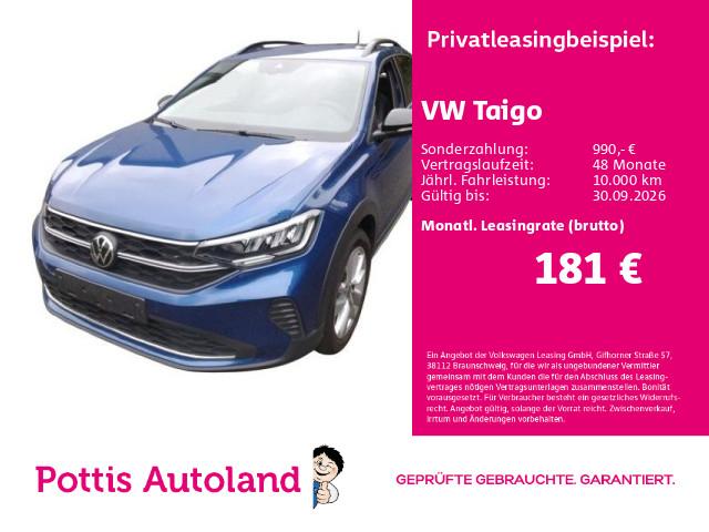 Volkswagen Taigo 1.0 TSI GOAL NAVI KAMERA SITZHZG PDC