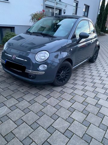 Fiat 500C Cabrio Grau mit TÜV | neue Reifen + Service