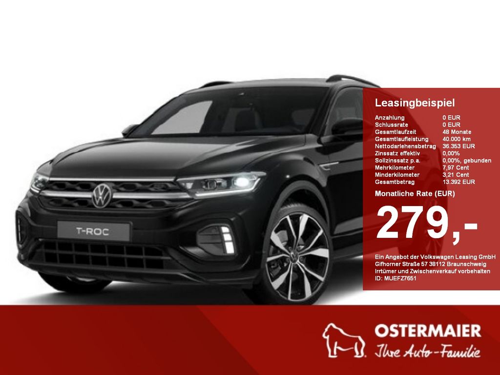 Volkswagen T-Roc R-Line 1.5TSI 150PS 6-Gang 4J-GARANTIE,LED