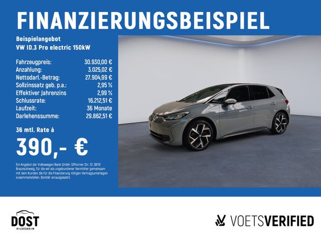 VW ID.3 Pro electric 150kW NAVI+SHZ+RearView+KLIMA