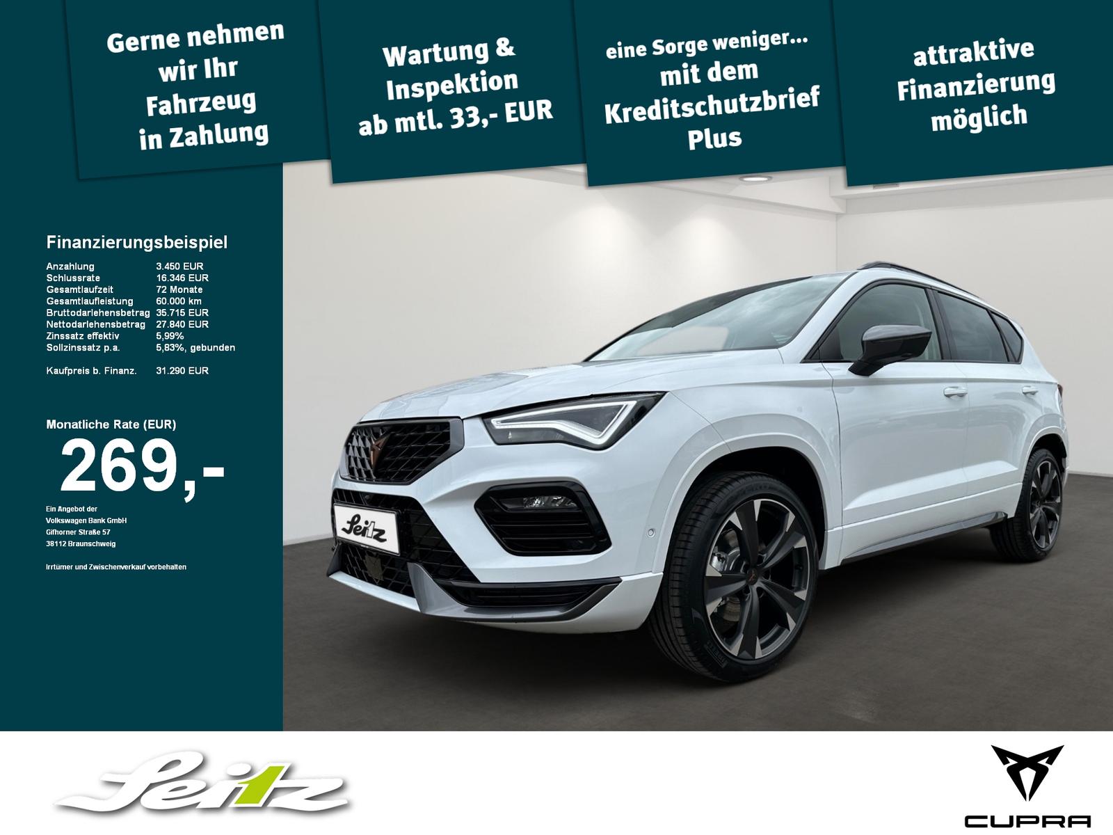 Cupra Ateca 2.0 TSI 4Drive *LED*KAMERA*SITZH*