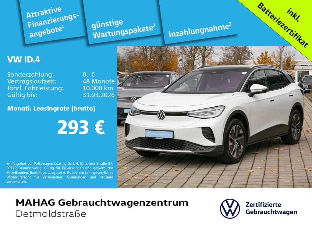 ID.4 Pure 55 kWh Wärmepu CCS IQ.Light Navi ParkA