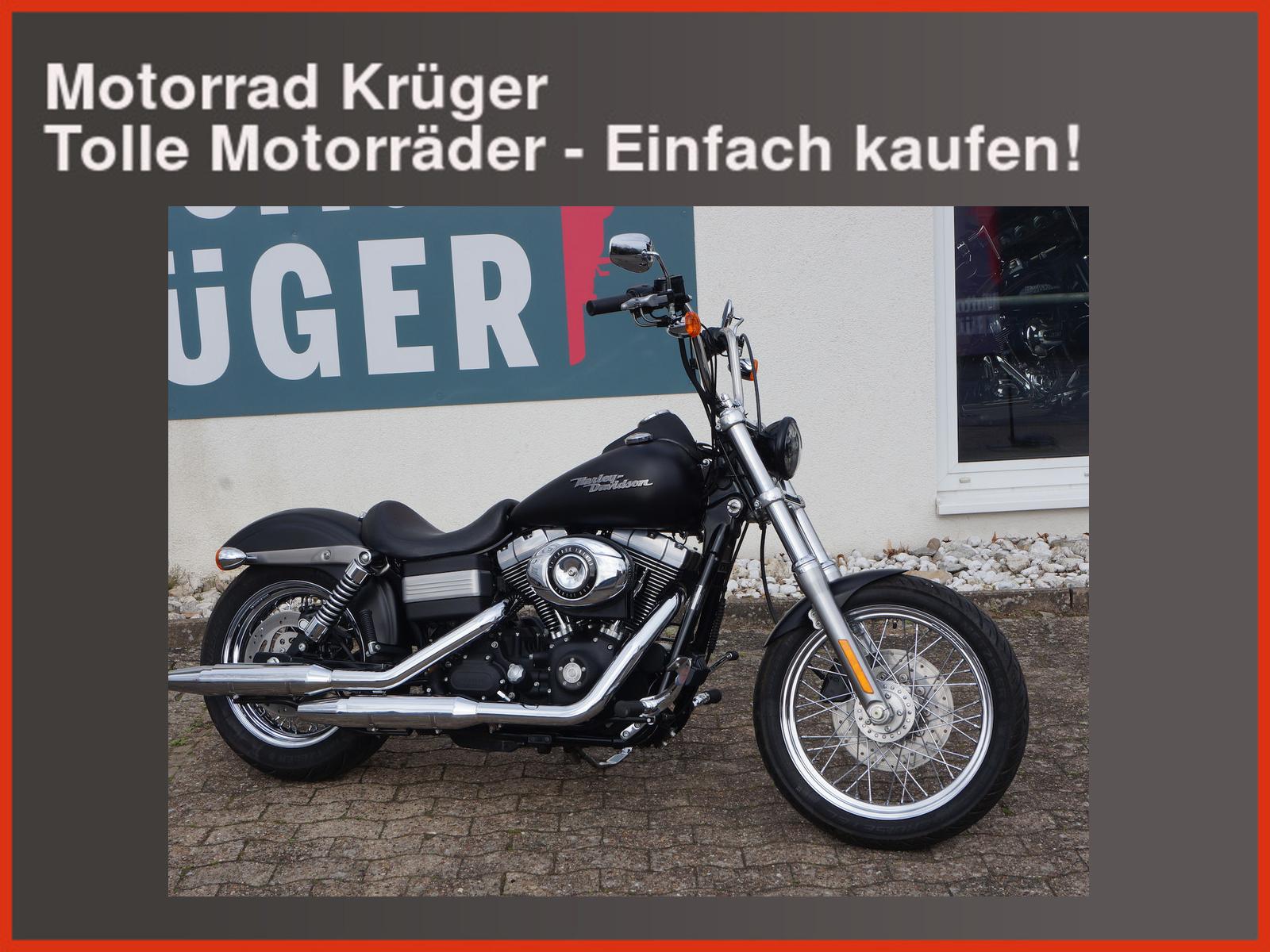 Harley-Davidson Dyna Street Bob FXDB Matt-Schwarz Top Zustand!
