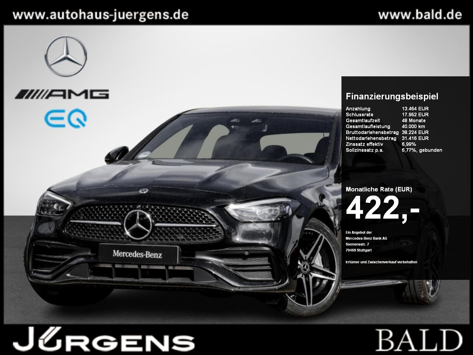 Mercedes-Benz C 180 AMG-Sport/Pano/360/Burm/StdHz/DIGITAL/Memo