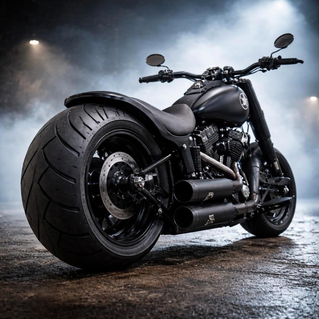 Harley-Davidson Fat Boy S  110 - Umbau 260 Schwarz&laut Jekill