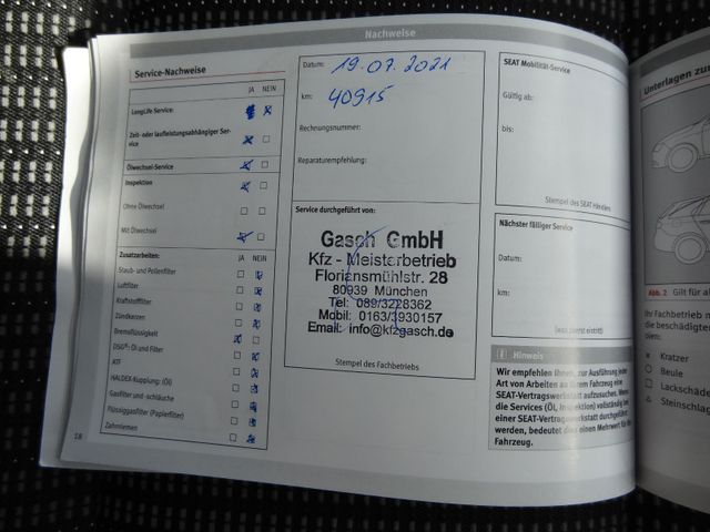 Fahrzeugabbildung Seat Alhambra Style/1.Hd/Pano/Navi/7-Sitzer/DSG/Xenon
