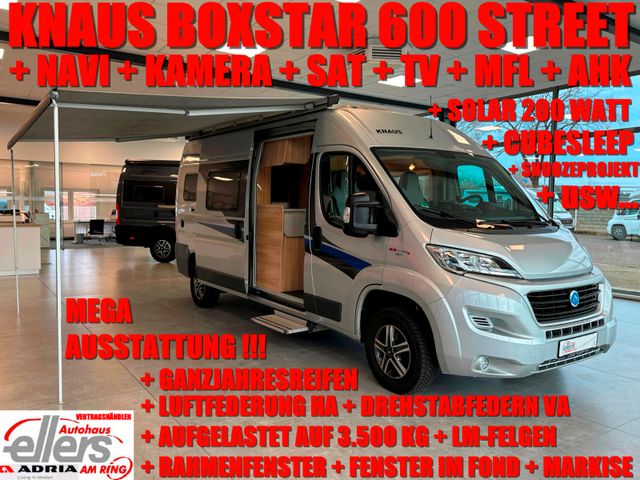 Knaus BOXSTAR 600 STREET NAVI KAMERA SAT TV SOLAR AHK