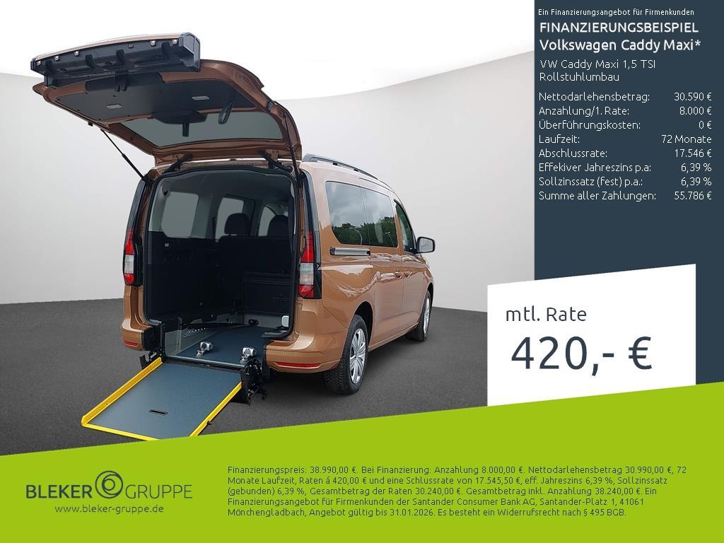 Volkswagen Caddy Maxi VW Caddy Maxi 1,5 TSI Rollstuhlumbau