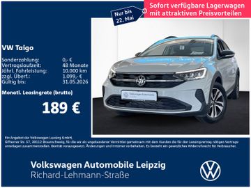 Volkswagen Leasingangebot: Volkswagen Taigo ENERGY 1.0 l TSI 70 kW NAVI*GJR