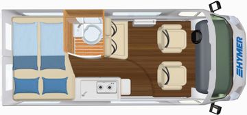 HYMER  ERIBA  HYMERCAR Ayers Rock Fiat Premium Fahrassistenz Solar