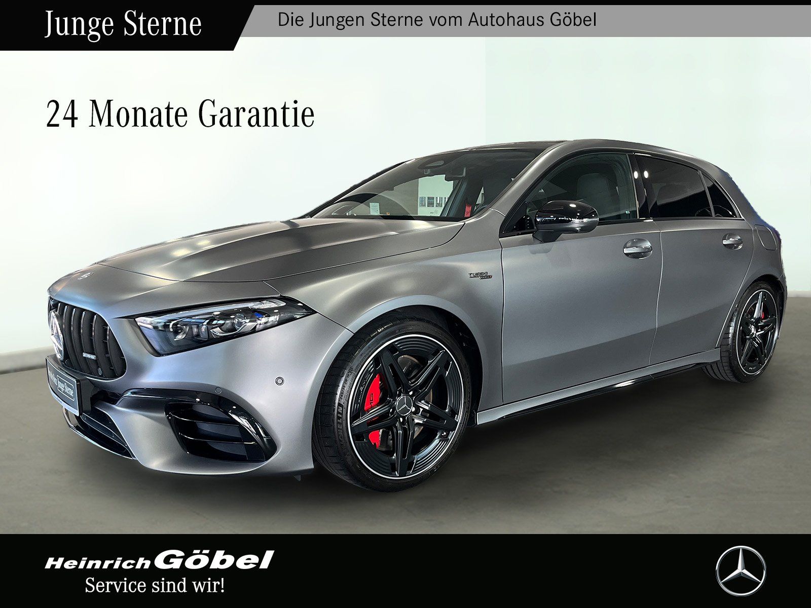 Fahrzeugabbildung Mercedes-Benz A 45 S 4M PANO+HUD+BURMESTER+NIGHT+360°+VMAX-270