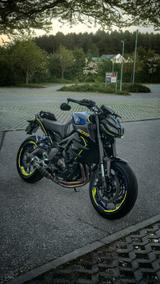 Yamaha MT 09 Rn43 Termignoni Komplettanlage - YAMAHA GELB ABS