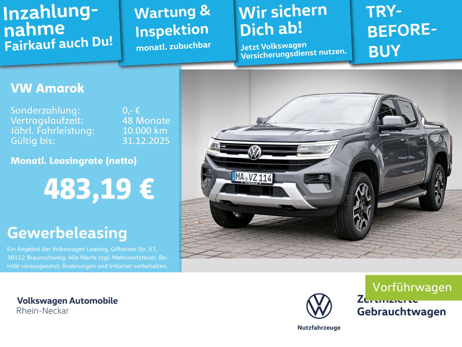 Volkswagen Amarok 3.0 TDI Style 4Motion 10-Gang-Automatik A