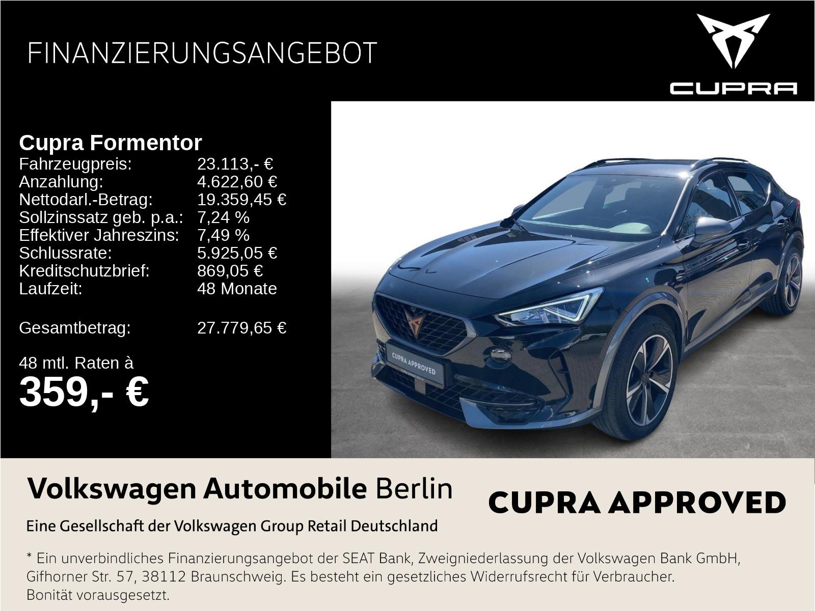 Cupra Formentor 1.5 TSI DSG Navi LED ACC SHZ PDC