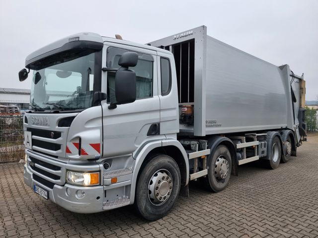 Scania P 410 mit FAUN VARIOPRESS 527