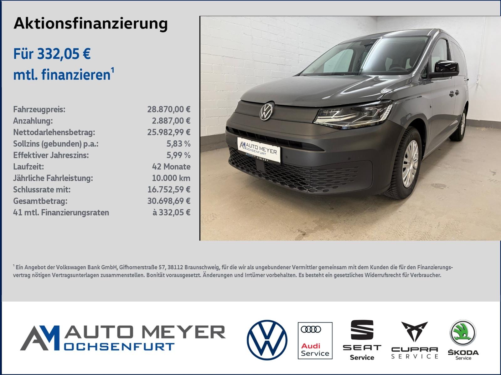 Volkswagen Caddy Kombi 2.0 TDI Navi LED Rückfahrkamera