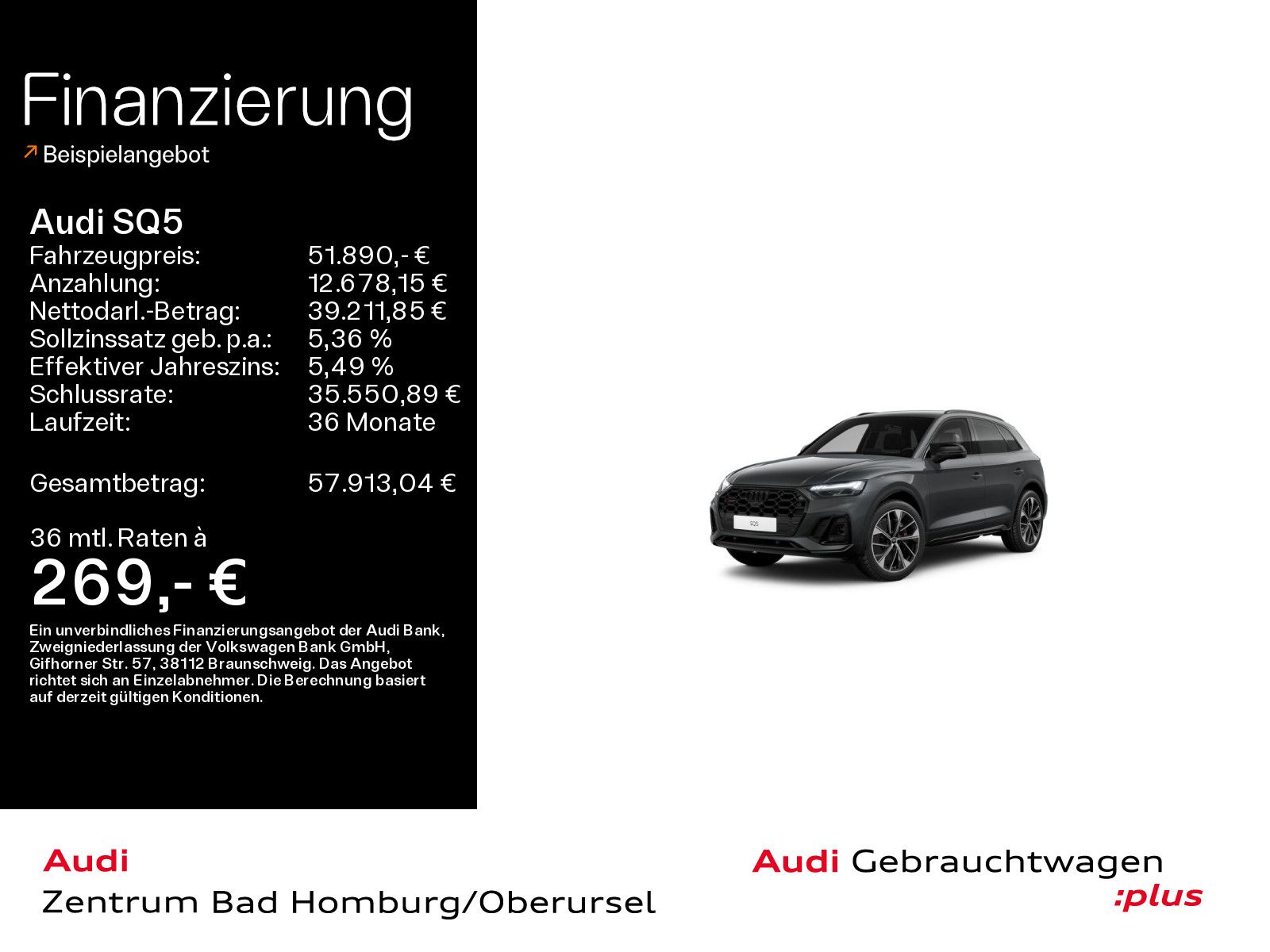 AUDI SQ5 TDI qu*Navi*Matrix*HUD*B&amp;O*Virtual*Carbon*Ka