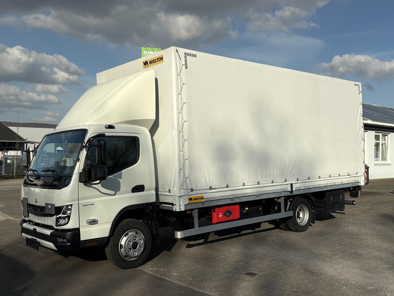 FUSO Canter 7C18 Aut., Bordwand Pritsche Plane 13tkm!