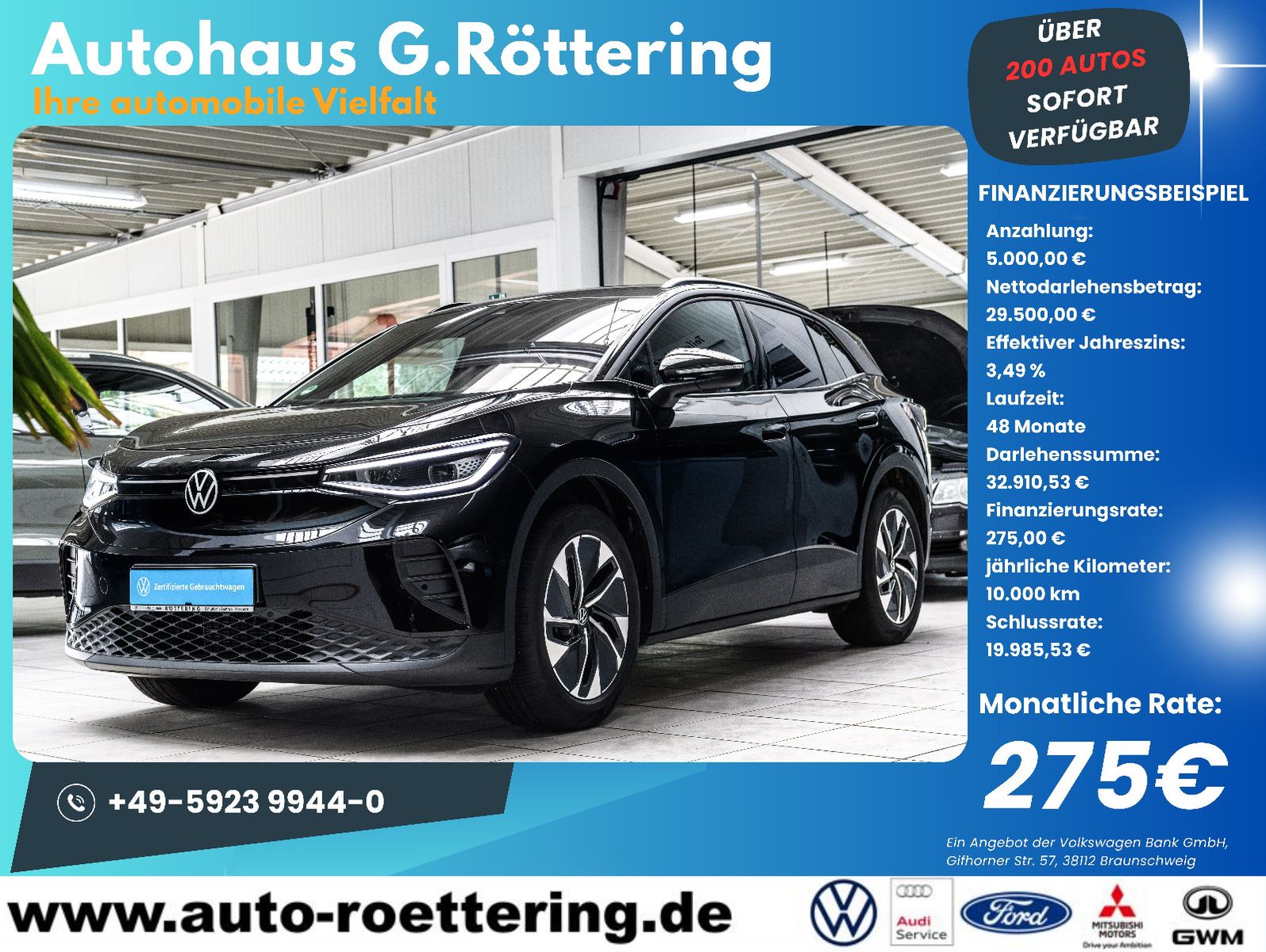 Volkswagen ID.4 Pure Performance IQ-LED WÄPU NAV ACC 5 J.GA foto 1