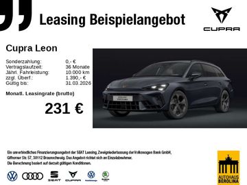 Cupra Leasingangebot: Cupra Leon ST 1.5 e-Hybrid DSG - Anzahlung E-Prämie