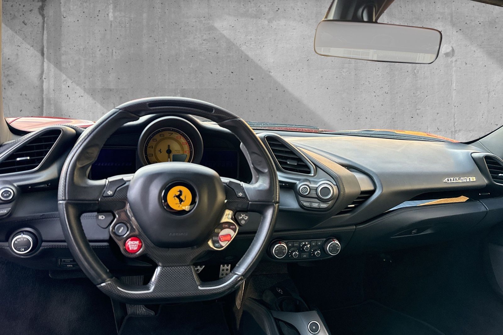 Fahrzeugabbildung Ferrari 488 GTB*Dt.Auto*LED Lenkrad*Kamera*Embleme