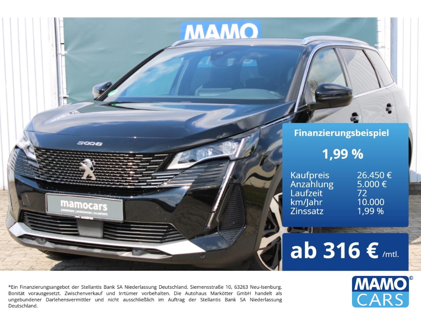 Peugeot 5008 GT 7-Sitzer/1.Hand//AHK/Tempomat/Allwetter