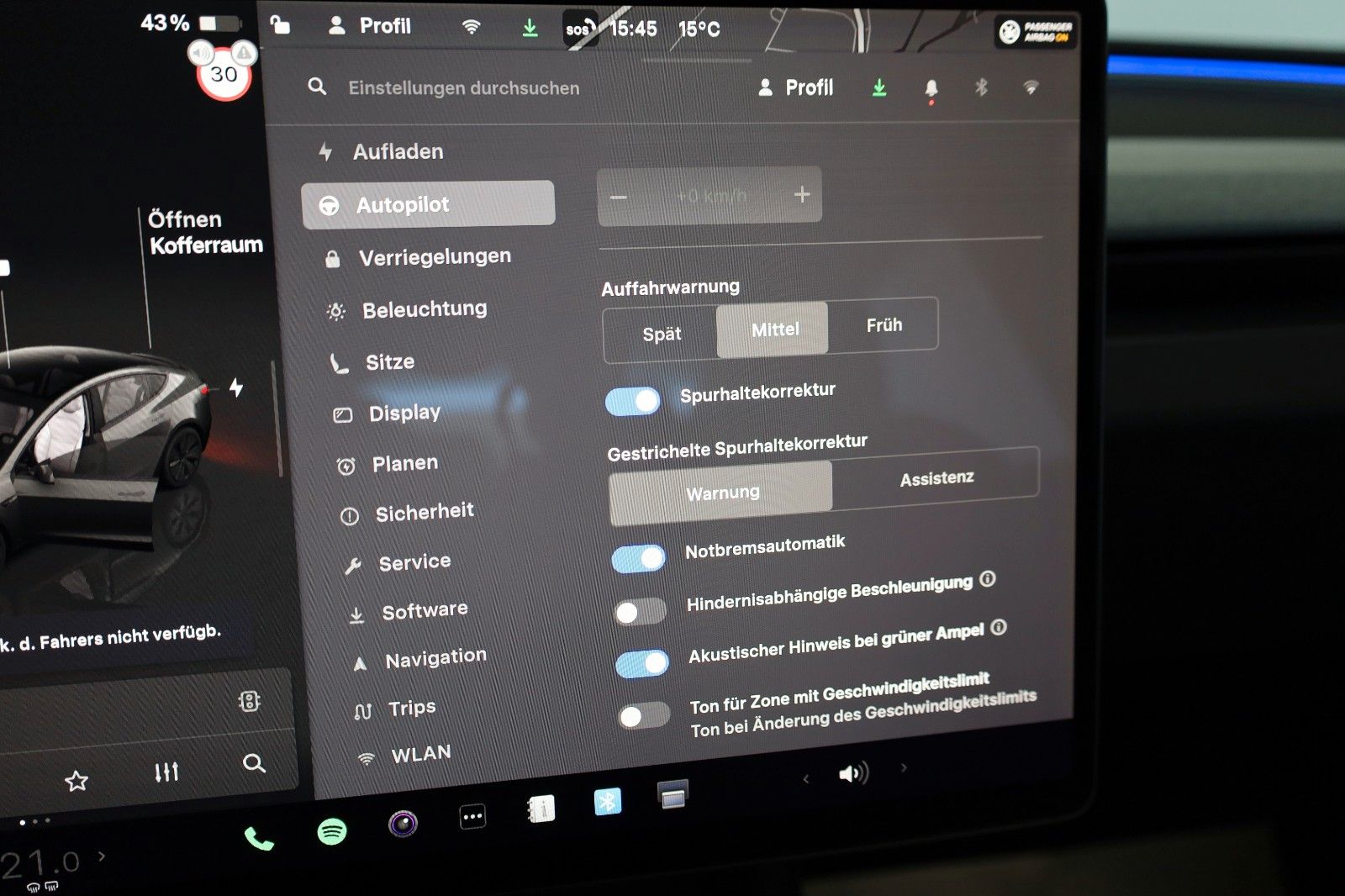 Fahrzeugabbildung Tesla Model 3 ,Leder,Navi,LED,4xSH,Panorama,Autopilot