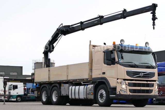 Volvo FM 450 6x4 Pritsche Kran Hiab Funk Bordwände E5