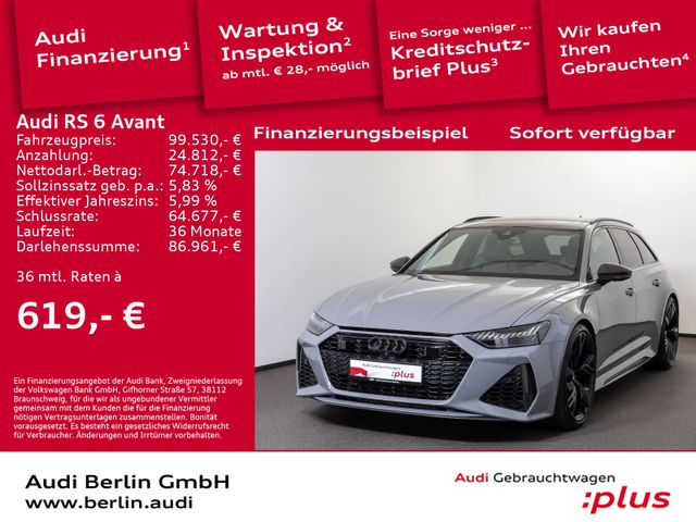 Audi RS 6 Avant qu.tiptr. STDHZG 360°K TV NACHTS HUD