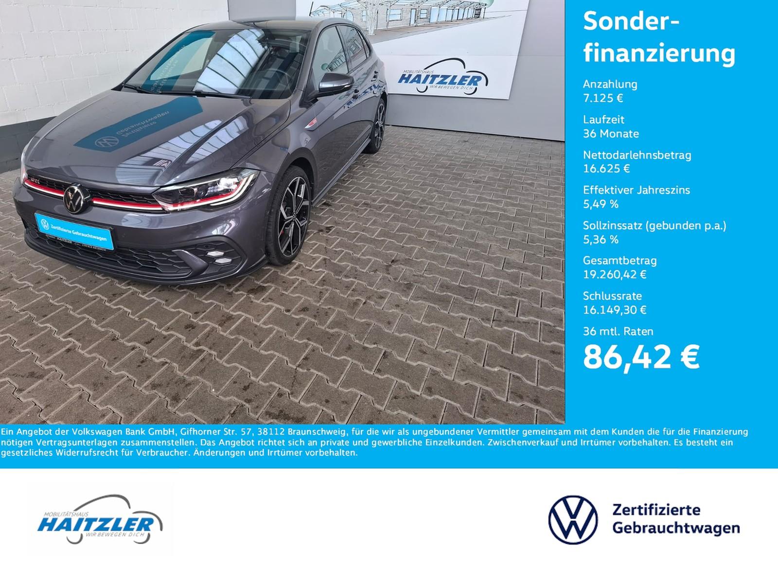 Volkswagen Polo GTI 2.0 TSI DSG +ACC +IQ.Light +IQ.Drive