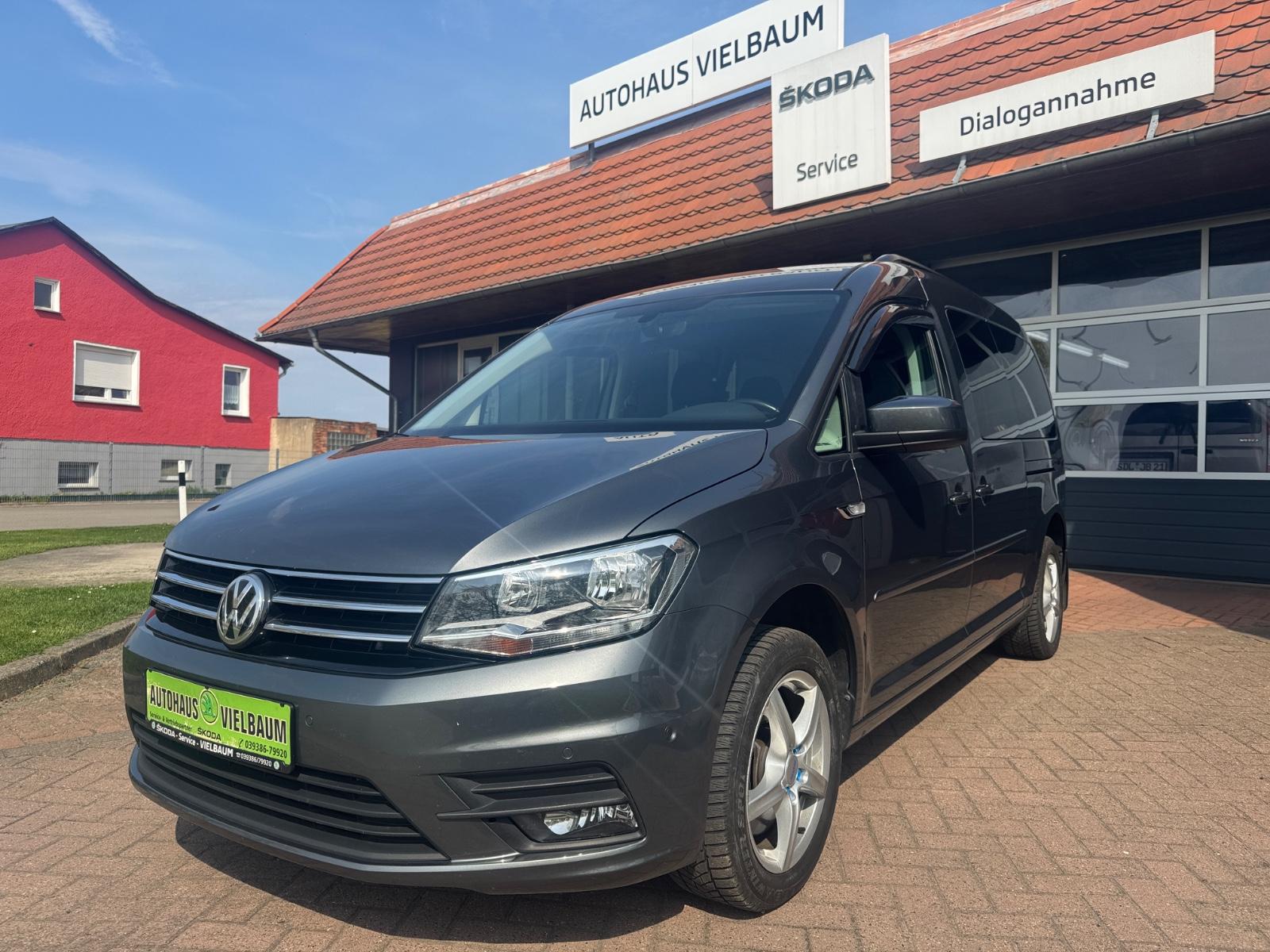 Volkswagen Caddy PKW 2,0 TDI Maxi Comf-AHK-NAVI-R-Kamera
