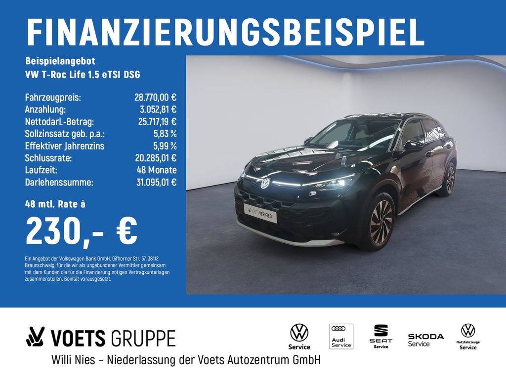 T-Roc Life 1.5 eTSI DSG RearView+ACC+LED