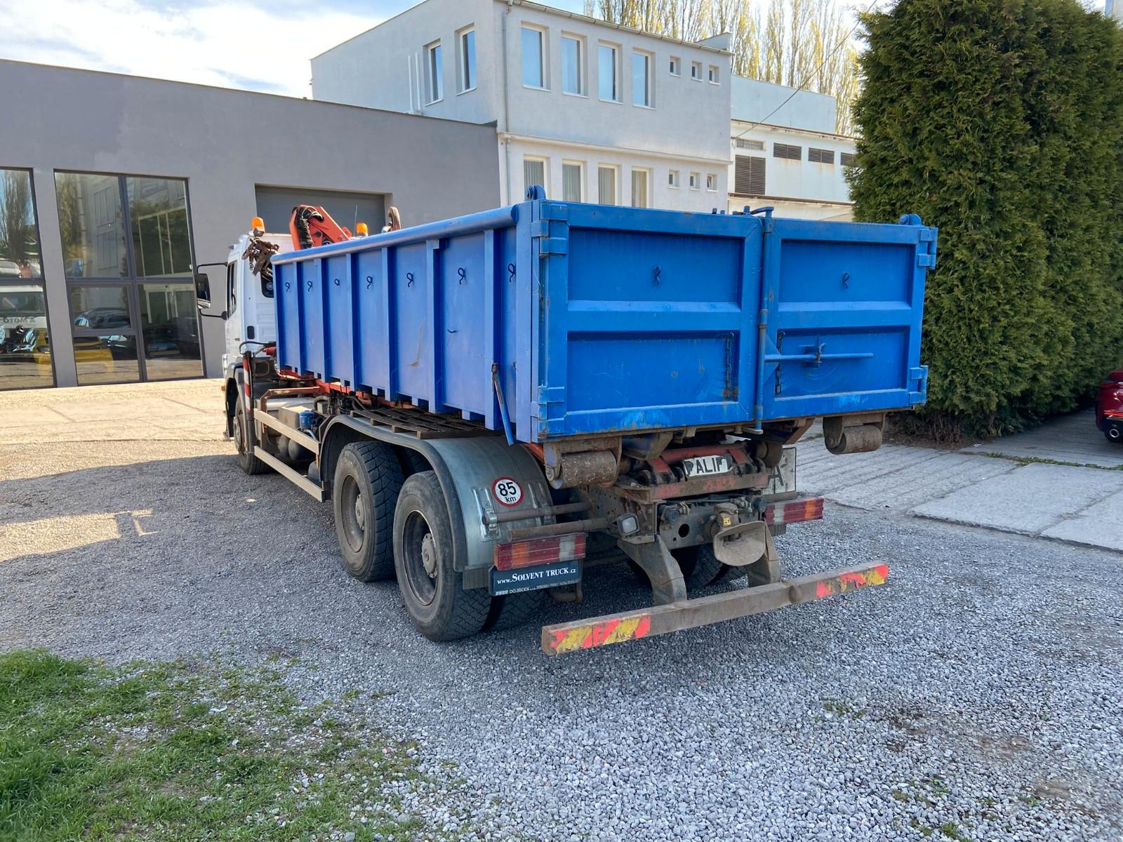 Mercedes-Benz Atego 2633 6x4, Euro 3, Abrollkipper + Palfinger