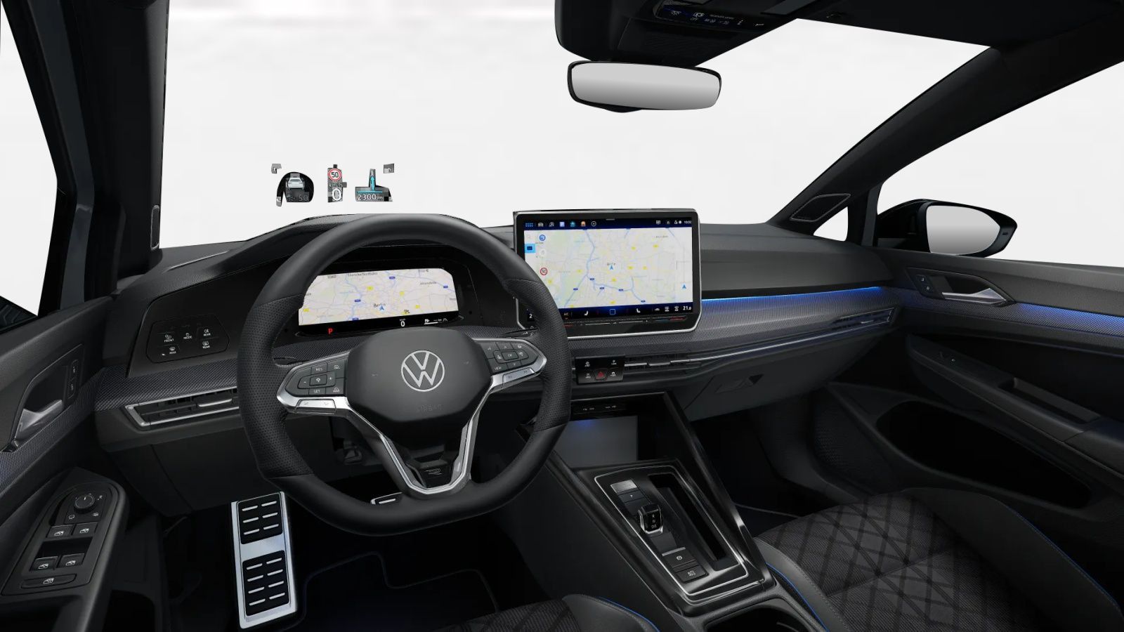 Volkswagen Golf VIII 2.0 TDI R-Line Matrix LM 18 Navi RFK foto 5