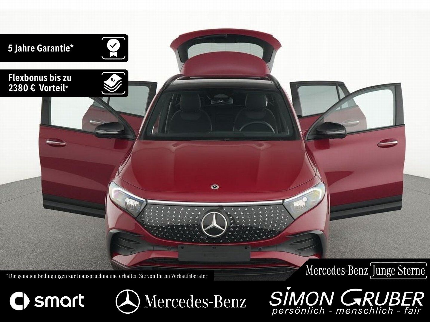 Fahrzeugabbildung Mercedes-Benz EQA 300 4M AMG Night Pano Burm HUD 360 Memory