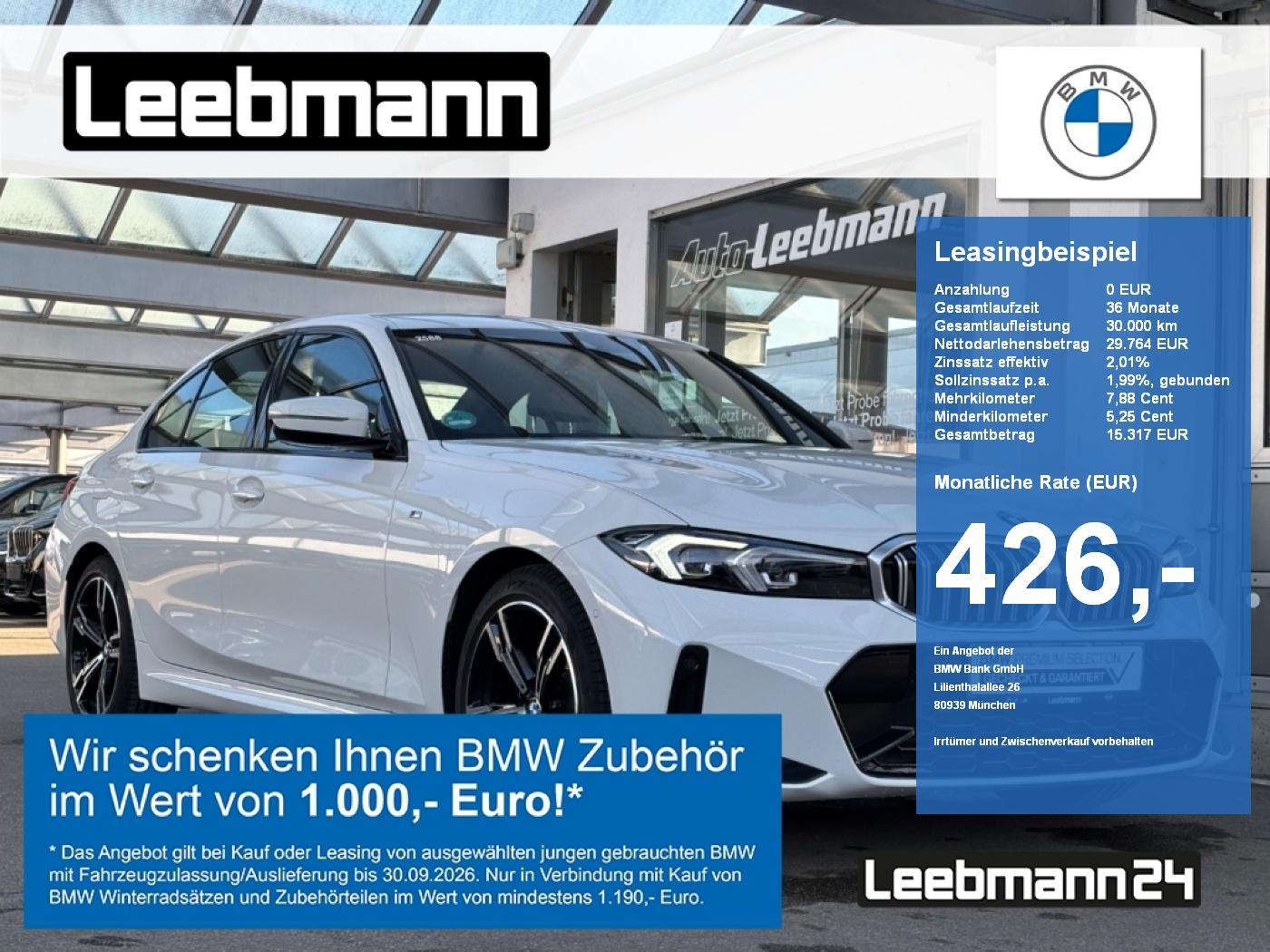 BMW 318i Limousine M-Sportpaket Finanzierung ab 1,99