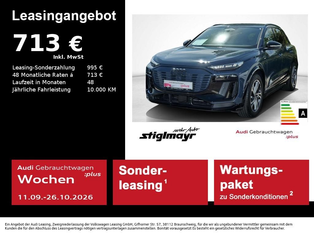 Audi Q6 e-tron S-line quattro 100-kWh+ACC+MATRIX+20`