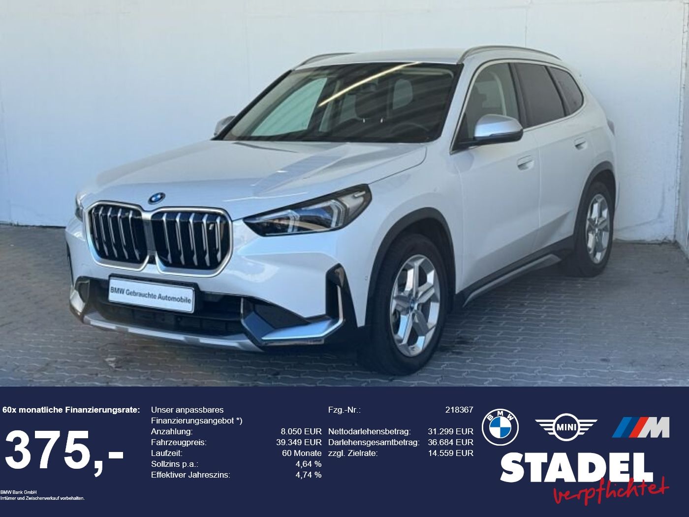 BMW iX1 xDrive30 xLine Navi.LED.AHK.ACC.360°.HuD foto 1