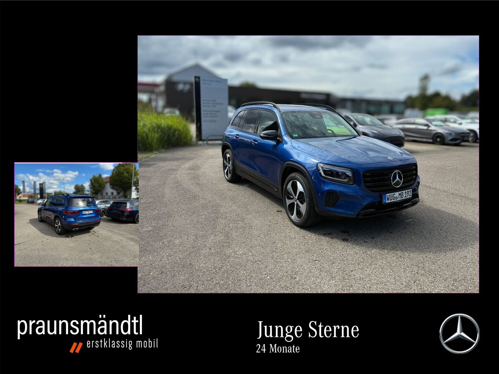 MERCEDES-BENZ GLB 220 4M Progressive Night AHK/Tot/7Sitzer/19"