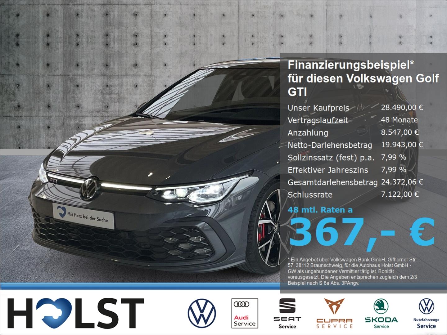 Volkswagen Golf GTI VIII Pano Stdhz. Navi 19 Matrix Kamera 