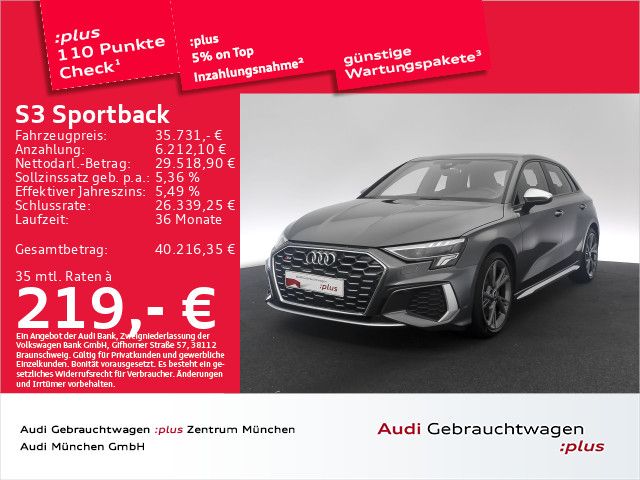 AUDI S3 Sportback TFSI S tronic B&amp;O/HuD/Navi+
