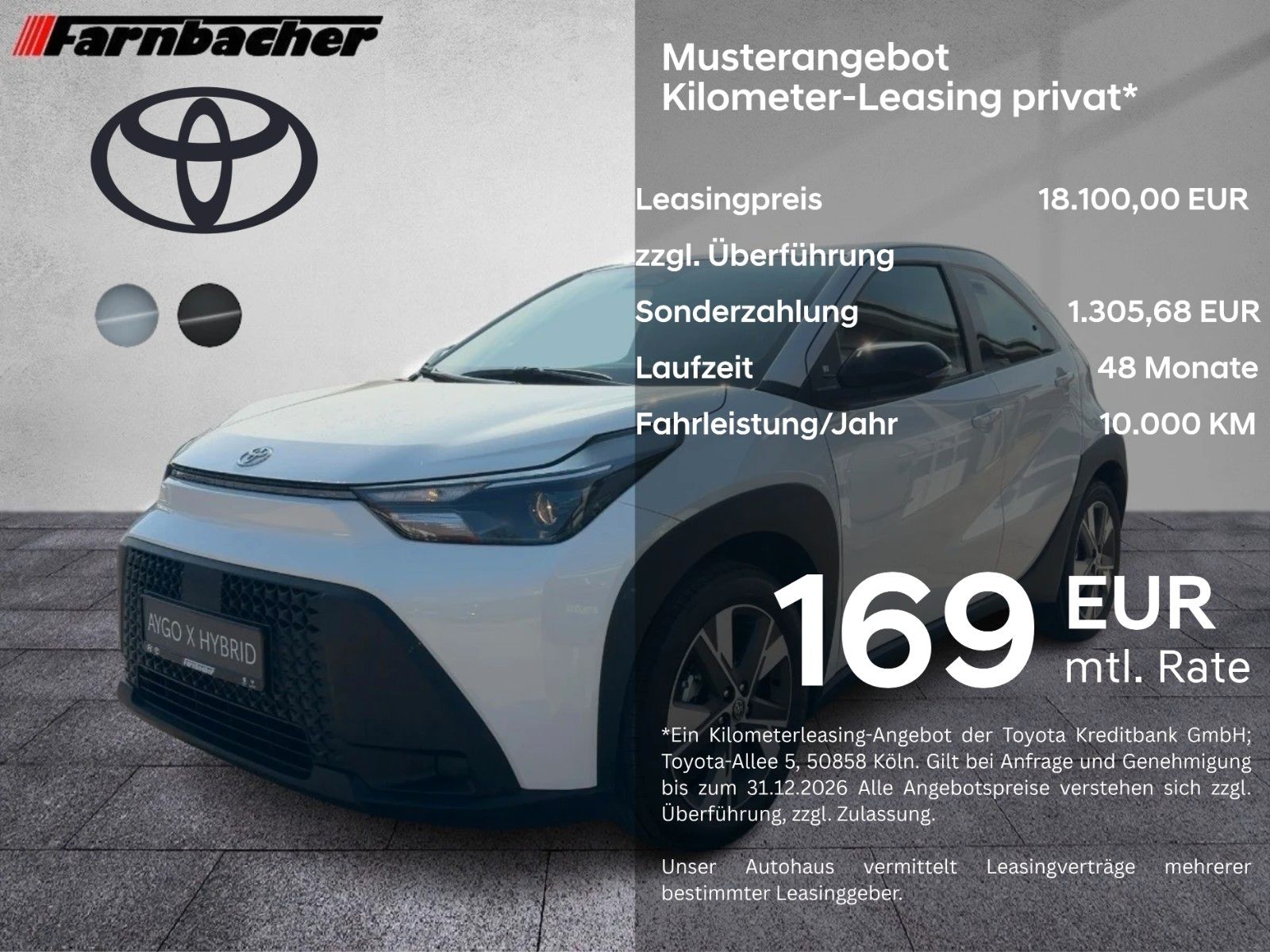 Fahrzeugabbildung Toyota Aygo X 1,5 Hybrid Active *SHZ+RFK+CARP*