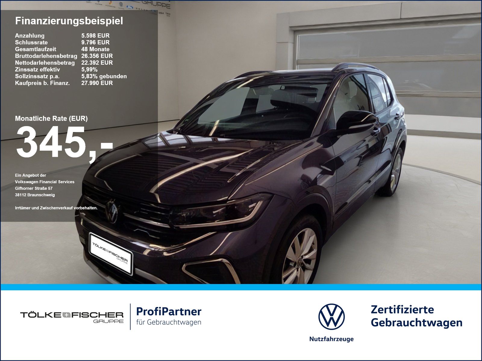 Volkswagen T-Cross 1.5 TSI W Goal IQLight ACC AUT Kam. Navi foto 1
