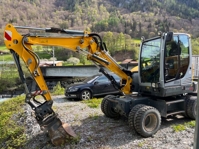 Wacker EW65, 3 Schaufeln, Schnellwechsler