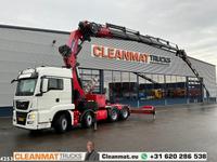 MAN TGS 35.500 8x4 HMF 95 Tonmeter laadkraan bj. 201