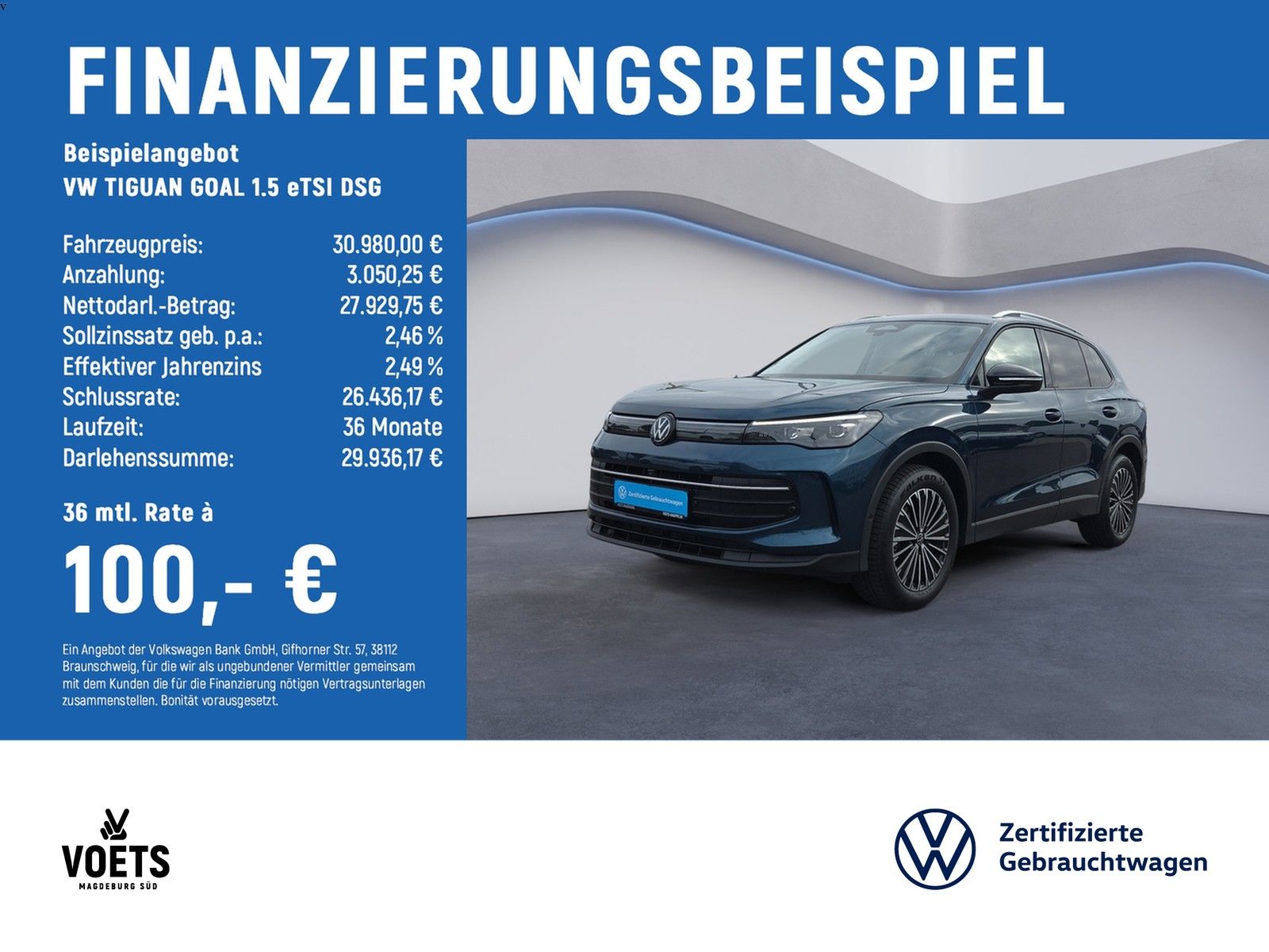 Volkswagen TIGUAN GOAL 1.5 eTSI DSG LED PLUS NAVI AHK AREA foto 1