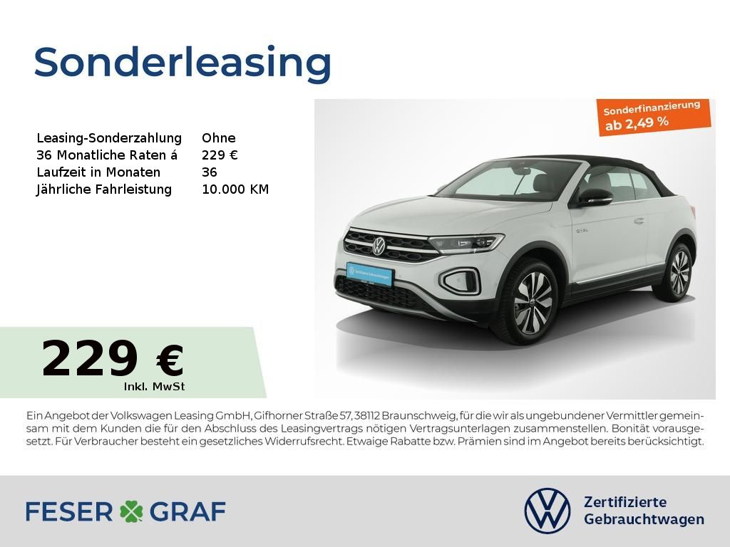 Volkswagen T-Roc Cabrio Goal 1.0 TSI Navi Kamera LED SiHz