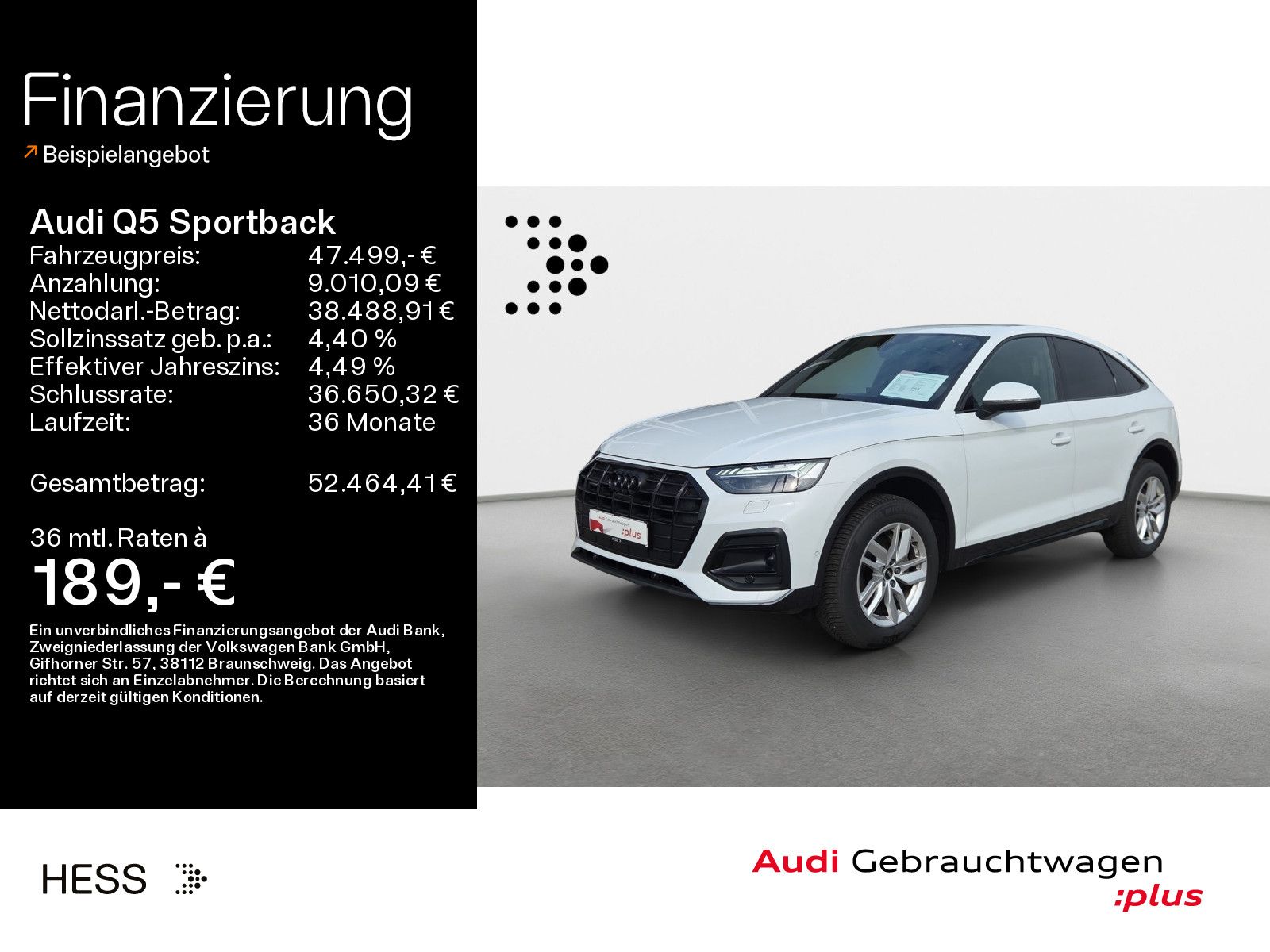 Audi Q5 Sportback 40 TDI quattro advanced*NAVI-PLUS*M