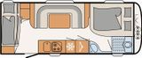 Dethleffs Camper 560 FMK Duschpaket 2.000 kg DuoControl