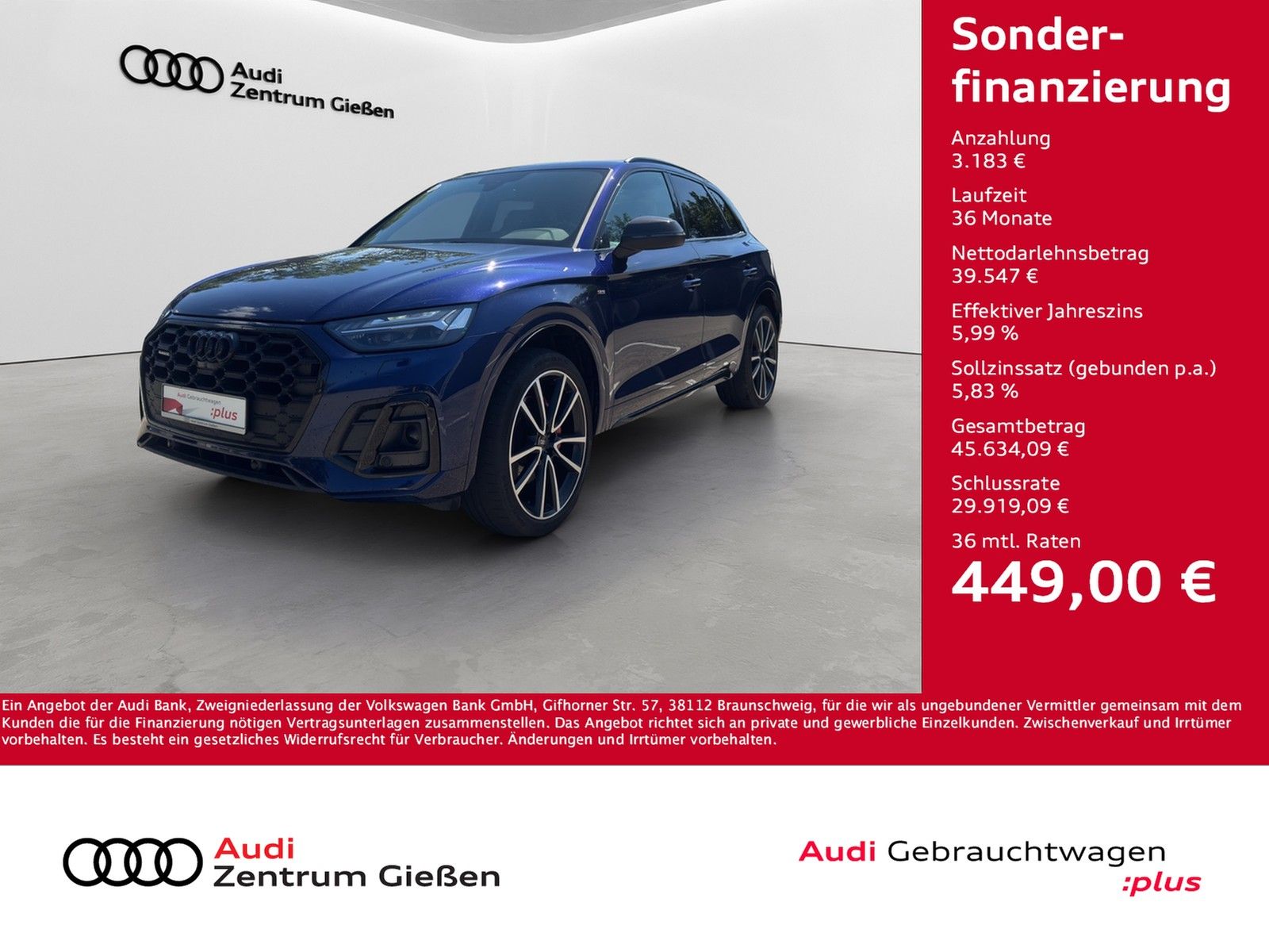 Audi Q5 50 TDI quattro S line Black B&O Matrix 360°Ka imagem 2